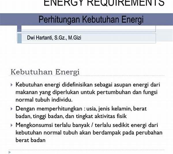 Perhitungan Energi