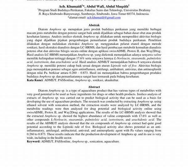 Prediksi Aktivitas Biologis