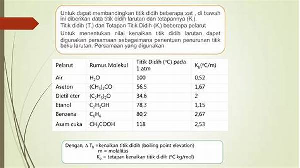 Prediksi Titik Didih